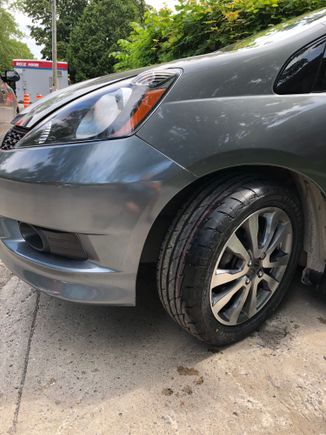 New Firestone Firehawk 205/50/16 tires
First impression very quiet ride 🤫 
No luck finding  Michelin pilot sport tires
