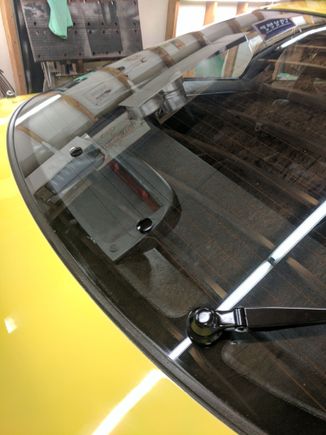 Refinished fasteners for the 3rd brake light and windows.
