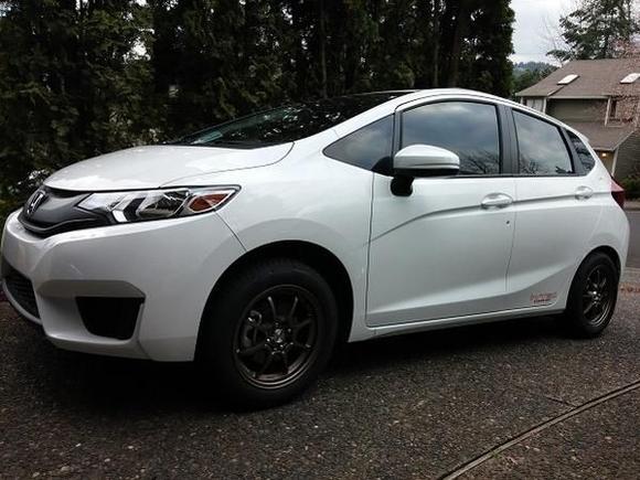 Tinted windows and wheels