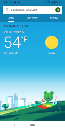 Air temp and location for elevation ref