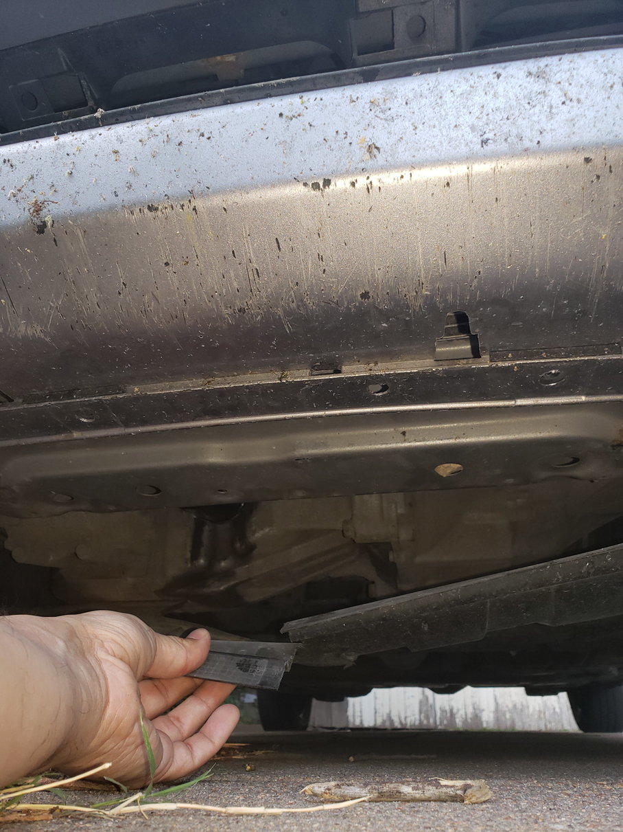 car undercarriage cover dragging