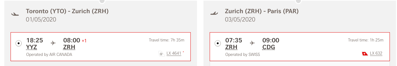 swiss air check in baggage