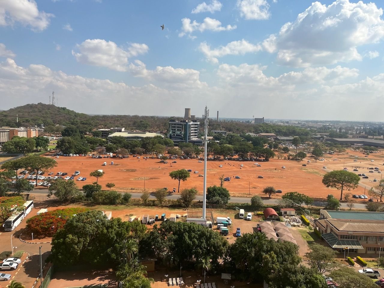 And a slightly different view from my hotel room a couple of days later