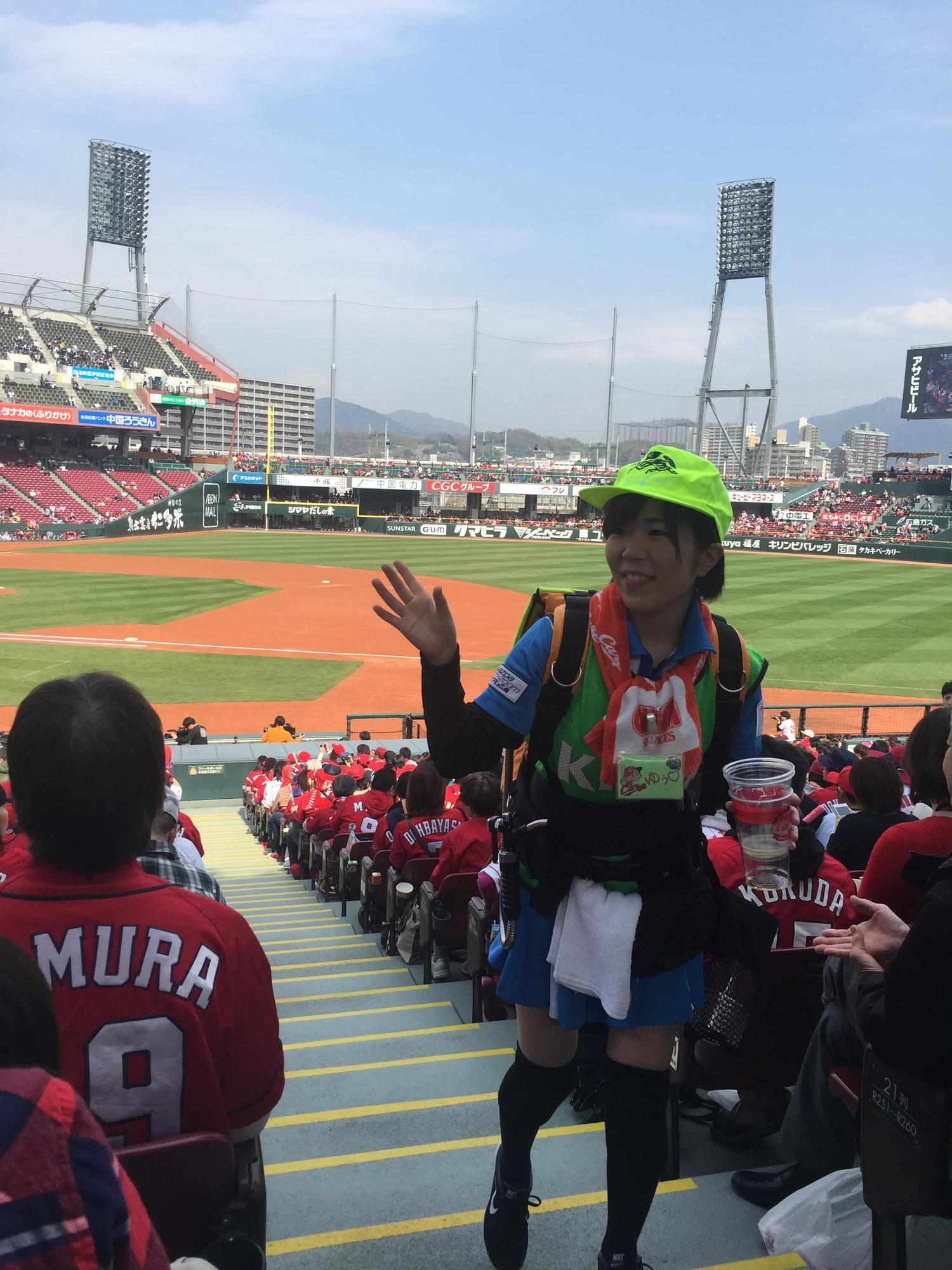 I was a member of the Hanshin Tigers' supporters' section (ouendan