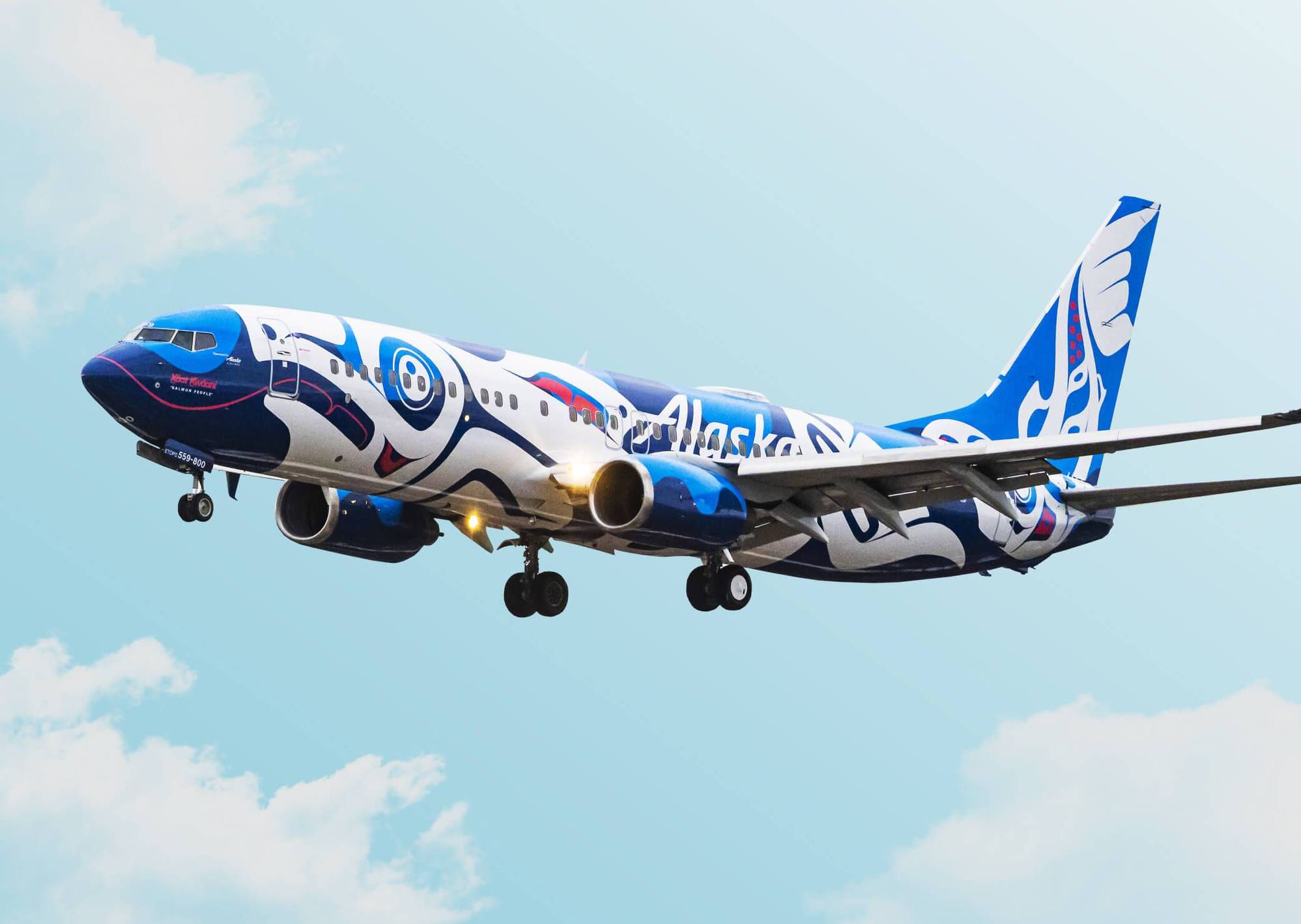 Alaska Airlines Releases Russell Wilson Livery - Real World