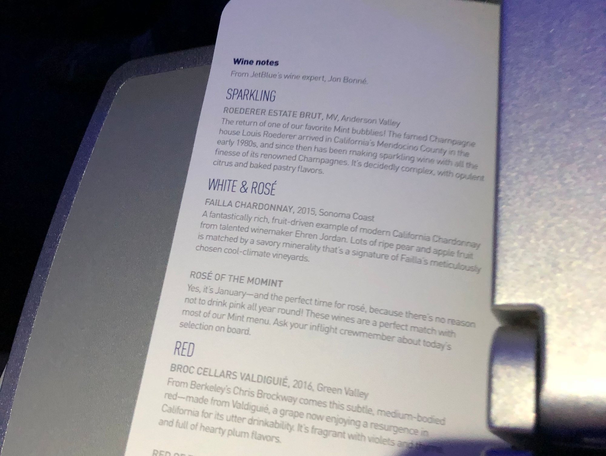 Behind Your Inflight Wine List