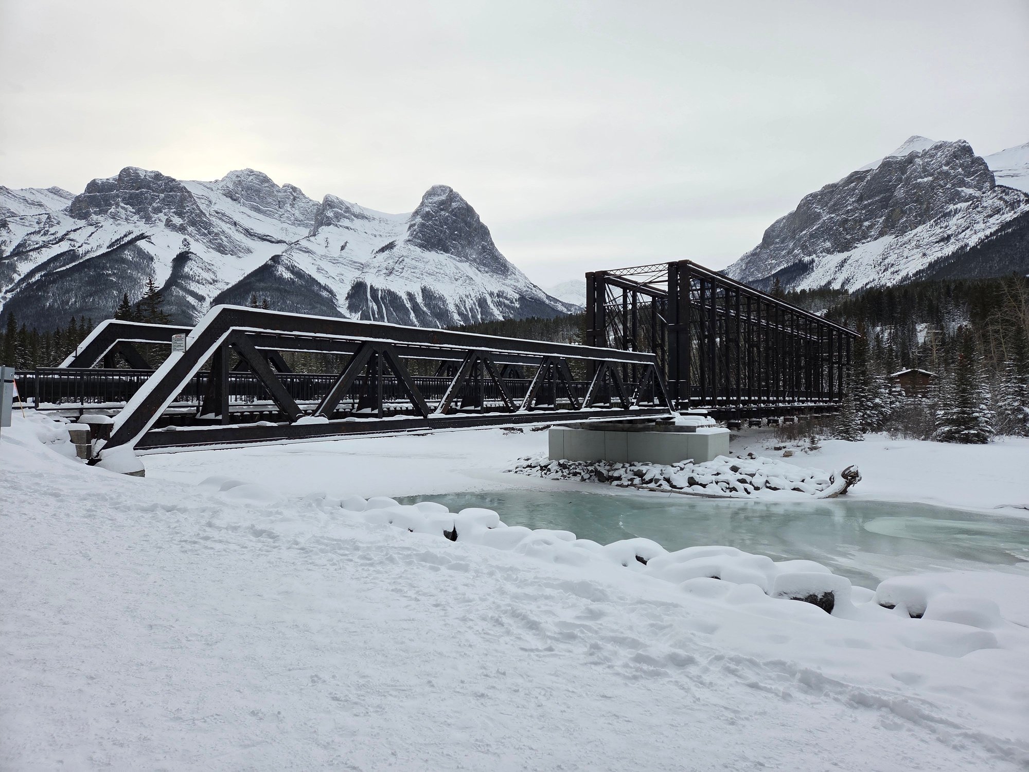 The Engine Bridge, Canmore.
