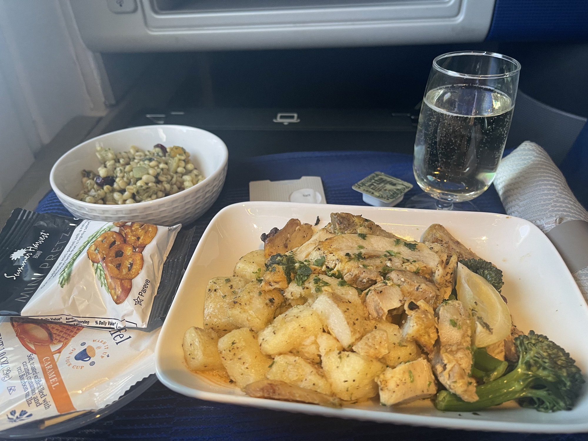 Southwest Chicken Salad Shaker On United Airlines - Live and Let's Fly