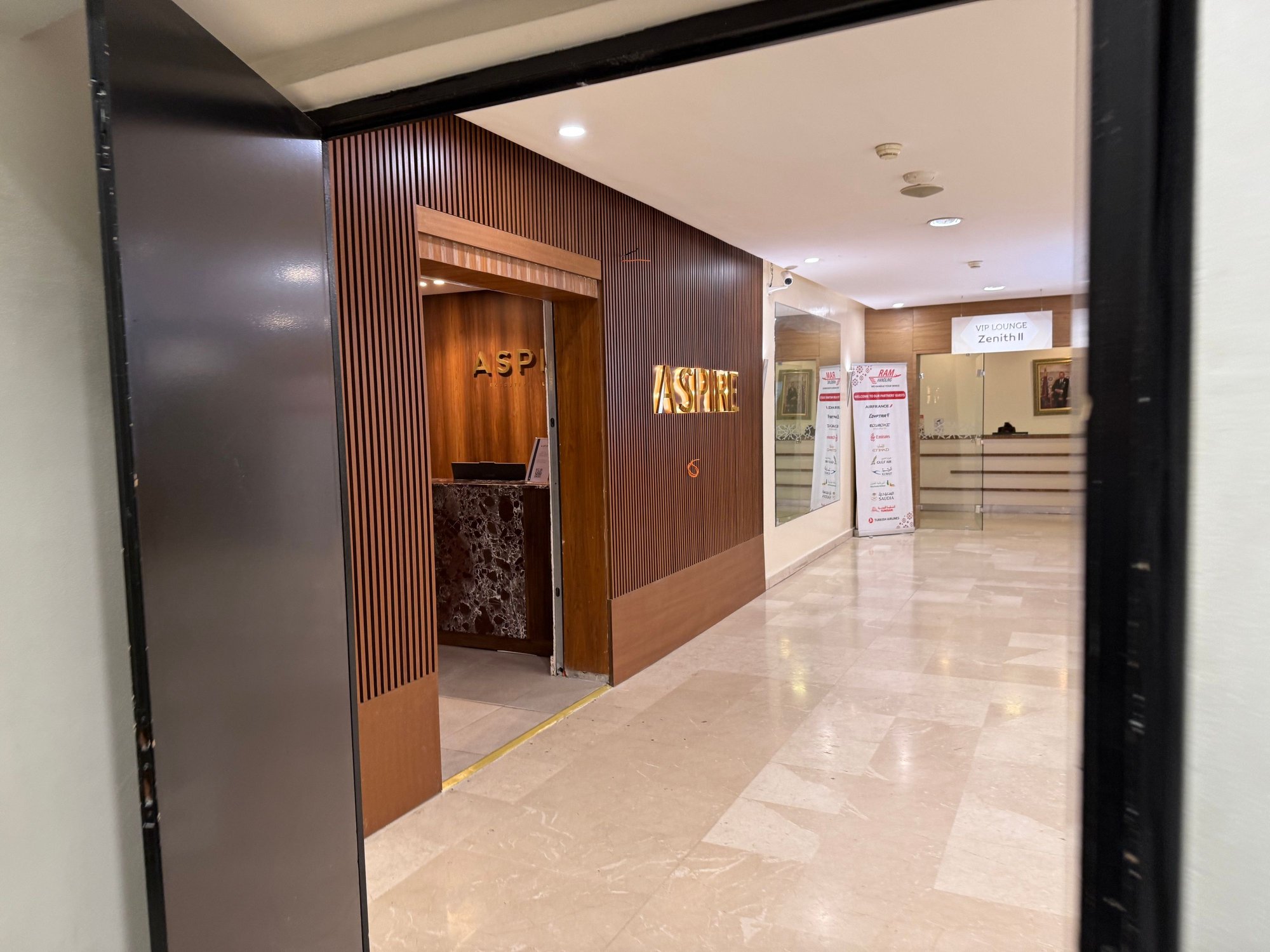 Lounge Entrance Next to former Zenith II lounge