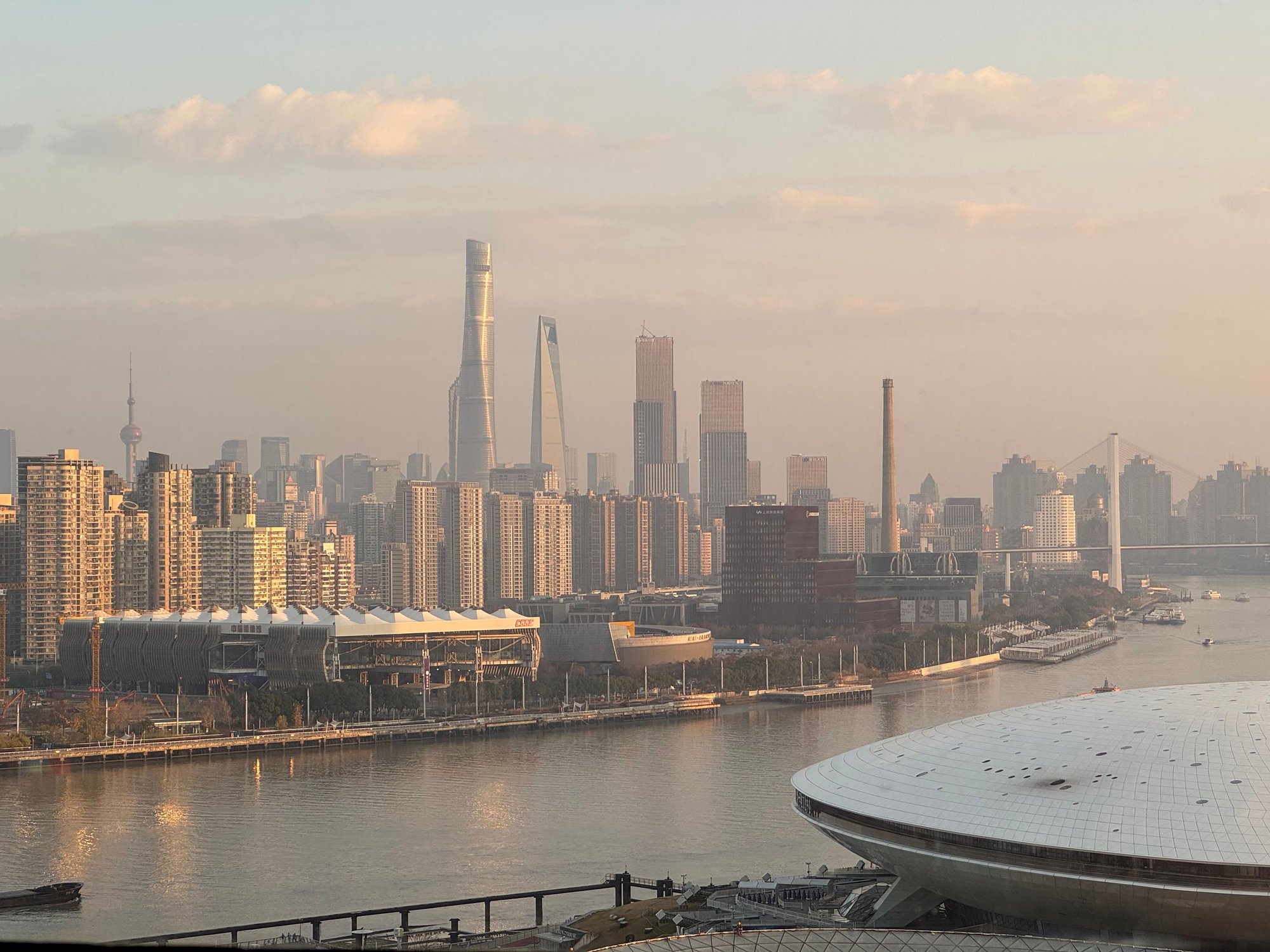 River views from the restaurant (same as the room)