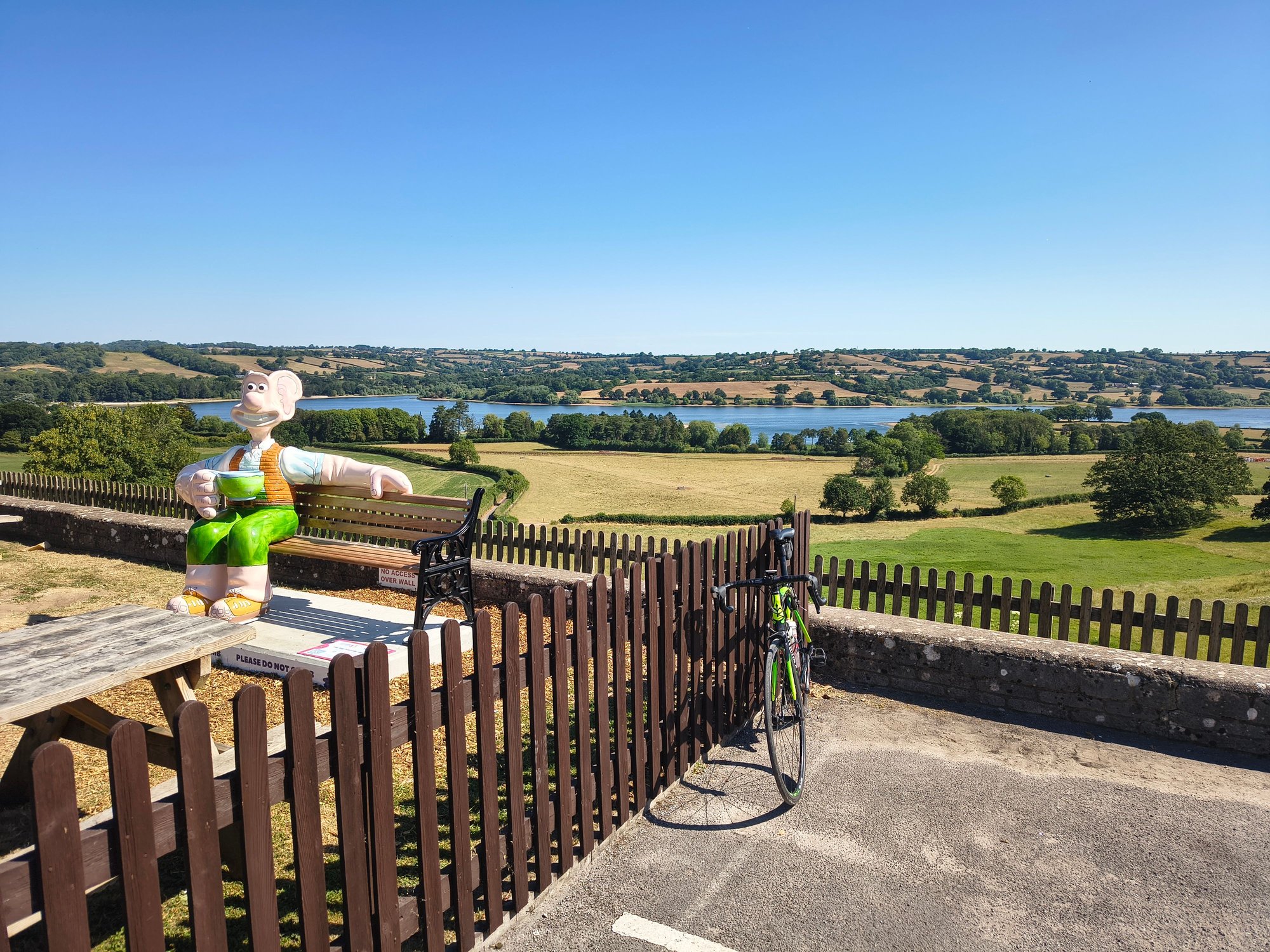 Gromit Unleashed public art trail, Blagdon Lake, UK (July)