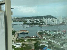 Views of the marina from one window 