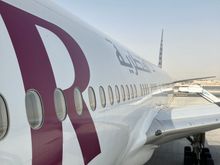 About to board QR 95 to ZRH