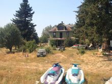 A jet-ski graveyard (no idea where the nearest body of water was, but it didn't feel like there would be anything close!)