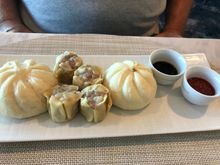 Hubby got the dim sum plate - excellent!