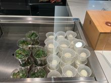 “Breakfast power salad” and hard-boiled eggs