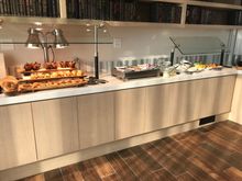 Lounge food spread