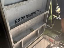 Exit hatch from the front section