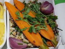 Carrot salad surprisingly spicy, which made a good complement to my other choices. 