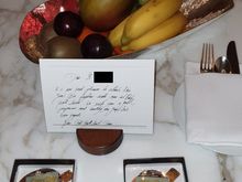 Welcome amenity