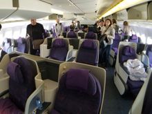 2-2-2 seating (taken after landing)