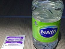 Instead of port and something sweet for dessert, we get another bottle of water and more antiseptic wipes.