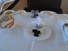 Caviar with the traditional Garnishes