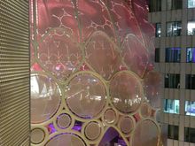 Sideways view of Alwasl plaza from Rove hotel expo 2020 rm 726 feb 2022