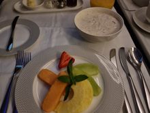 Fruit plate & Bircher Muesli