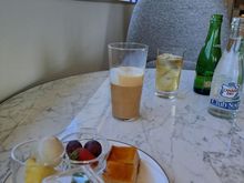 Some afternoon snacks in the lounge ( plus yoghurt)