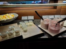 A lot of yogurts, which I never got around to tasting