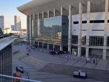 View of the K-arena from the EL balcony