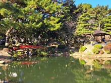 The Shukkeien garden in Hiroshima on a Sunday morning