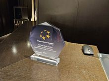 No idea what this award is, but without the sushi bar and shower I would say there is little different to the Busniess Lounge