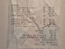 All in all payed $30.