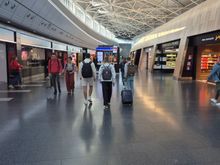 Security was fast but I was the lucky one for an additional check. And airside