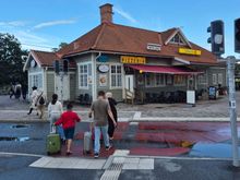 This is Märsta station. The last stop of comuter trains.