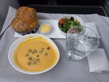 Butternut Squash Soup - garlic croutons