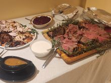 Turkey, prime rib, stuffing, gluten free dressing