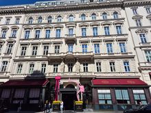 To the left is the Hotel Sacher