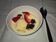 The dessert were on
