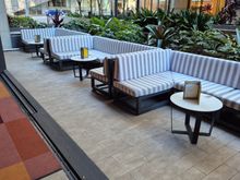 Outside seating area