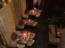 Restaurant Fire seating indoors