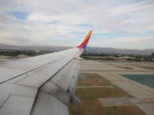 Just shy of touchdown at SJC