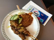 Appetizer of Singapore satay