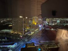 Strip view at night