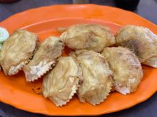 Ooh delicious stuffed crab !