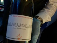 I tried the Beaujolais, which I usually don’t choose, but it was pleasant.