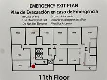 Odd shape of room 1101.