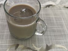Soya bean “ milk “ with grass jelly ( jello )